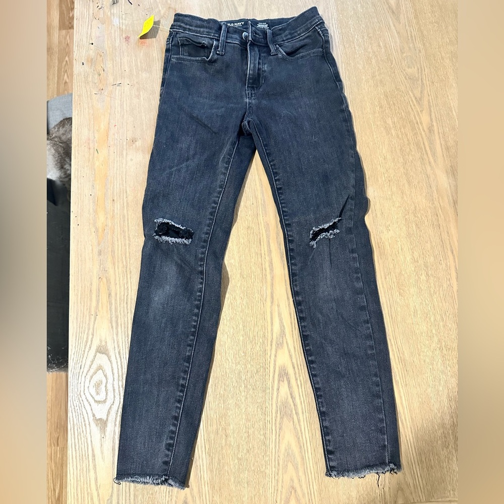 Old Navy Charcoal Rockstar Jeggings